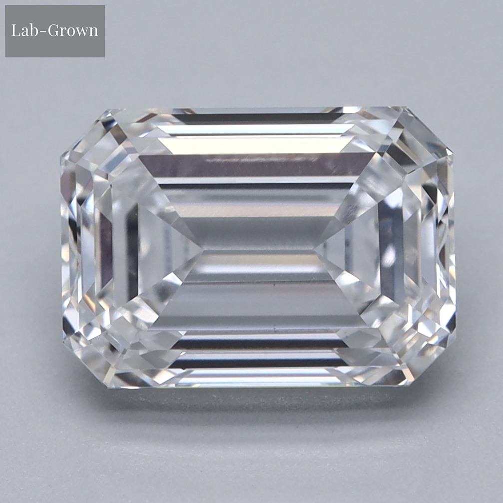 Emerald Cut Lab-Grown Diamond