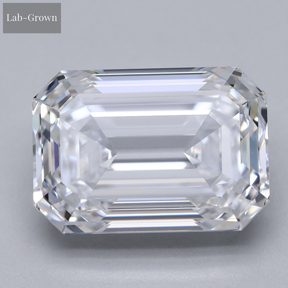 Emerald Cut Lab-Grown Diamond