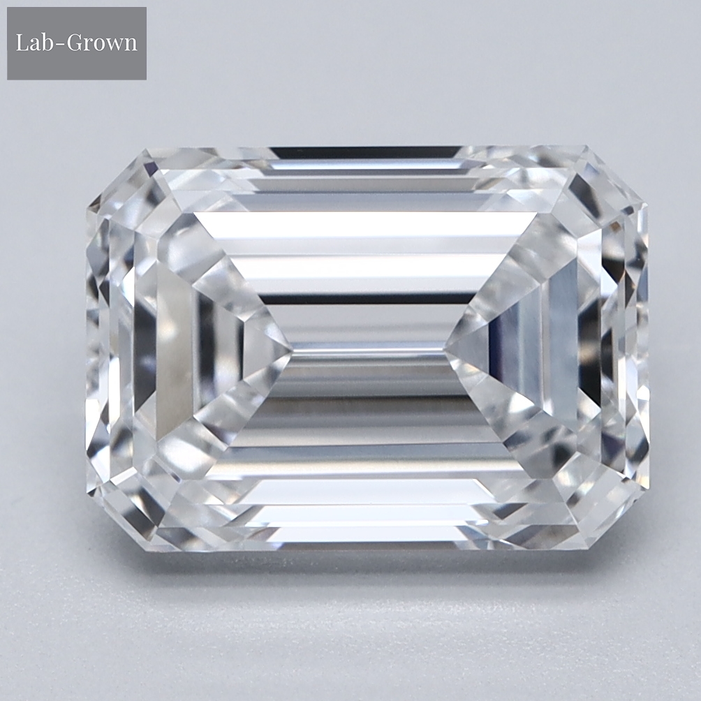 Emerald Cut Lab-Grown Diamond