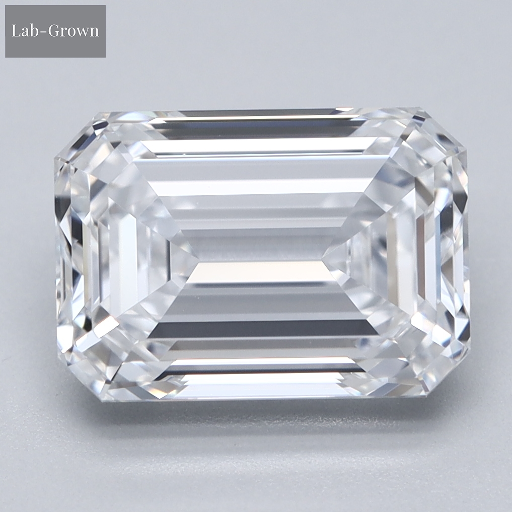 Emerald Cut Lab-Grown Diamond