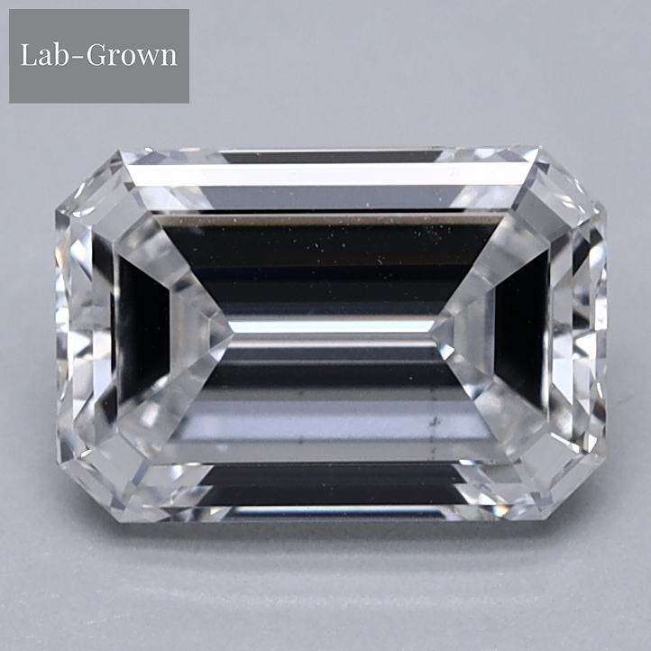 Emerald Cut Lab-Grown Diamond