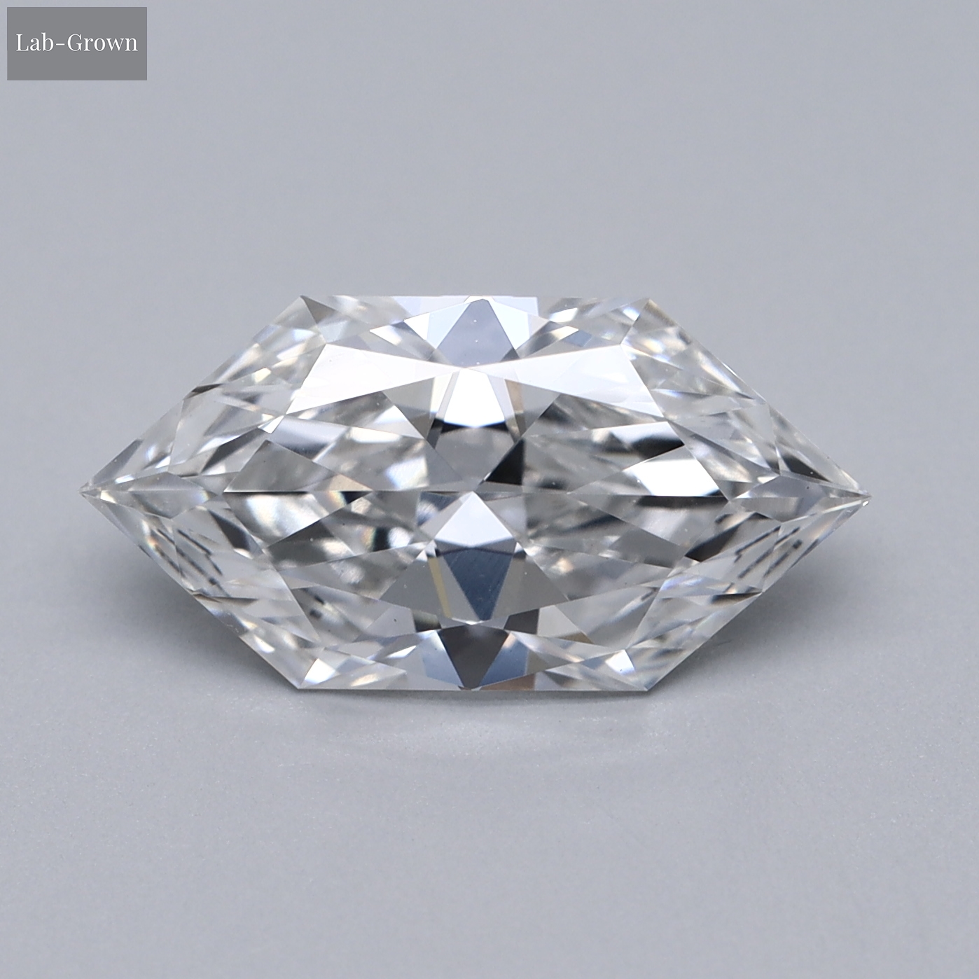 Elongated Hexagon Lab-Grown Diamond