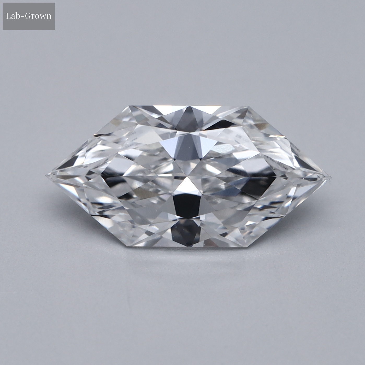 Elongated Hexagon Lab-Grown Diamond