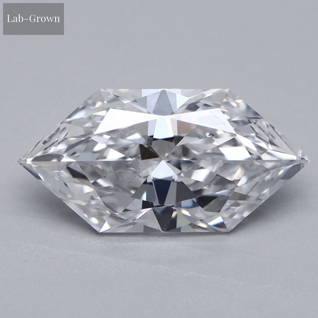 Elongated Hexagon Lab-Grown Diamond