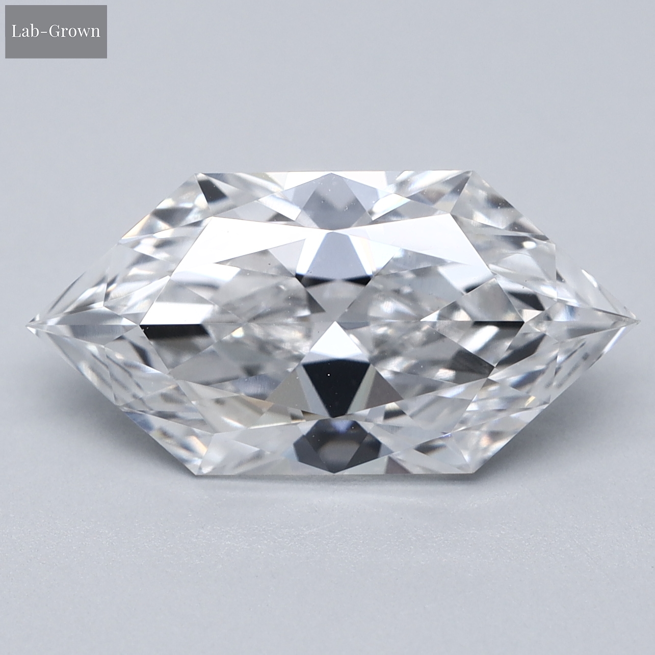 Elongated Hexagon Lab-Grown Diamond