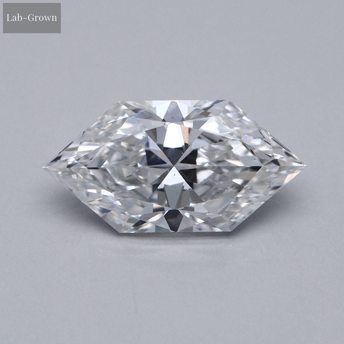 Elongated Hexagon Lab-Grown Diamond