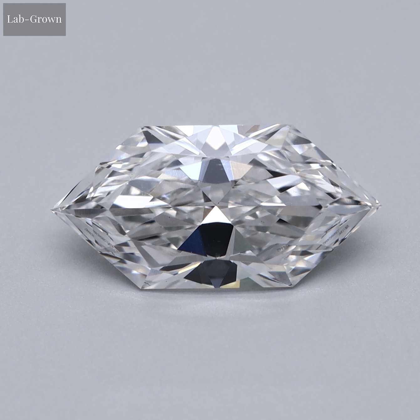 Elongated Hexagon Lab-Grown Diamond