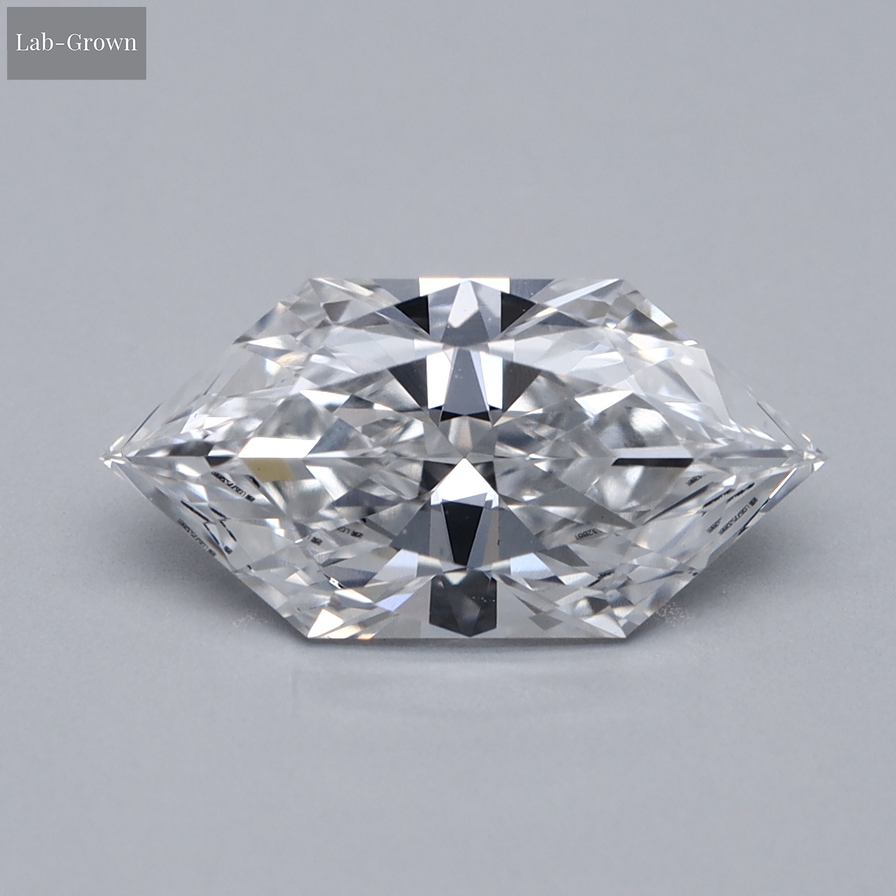 Elongated Hexagon Lab-Grown Diamond