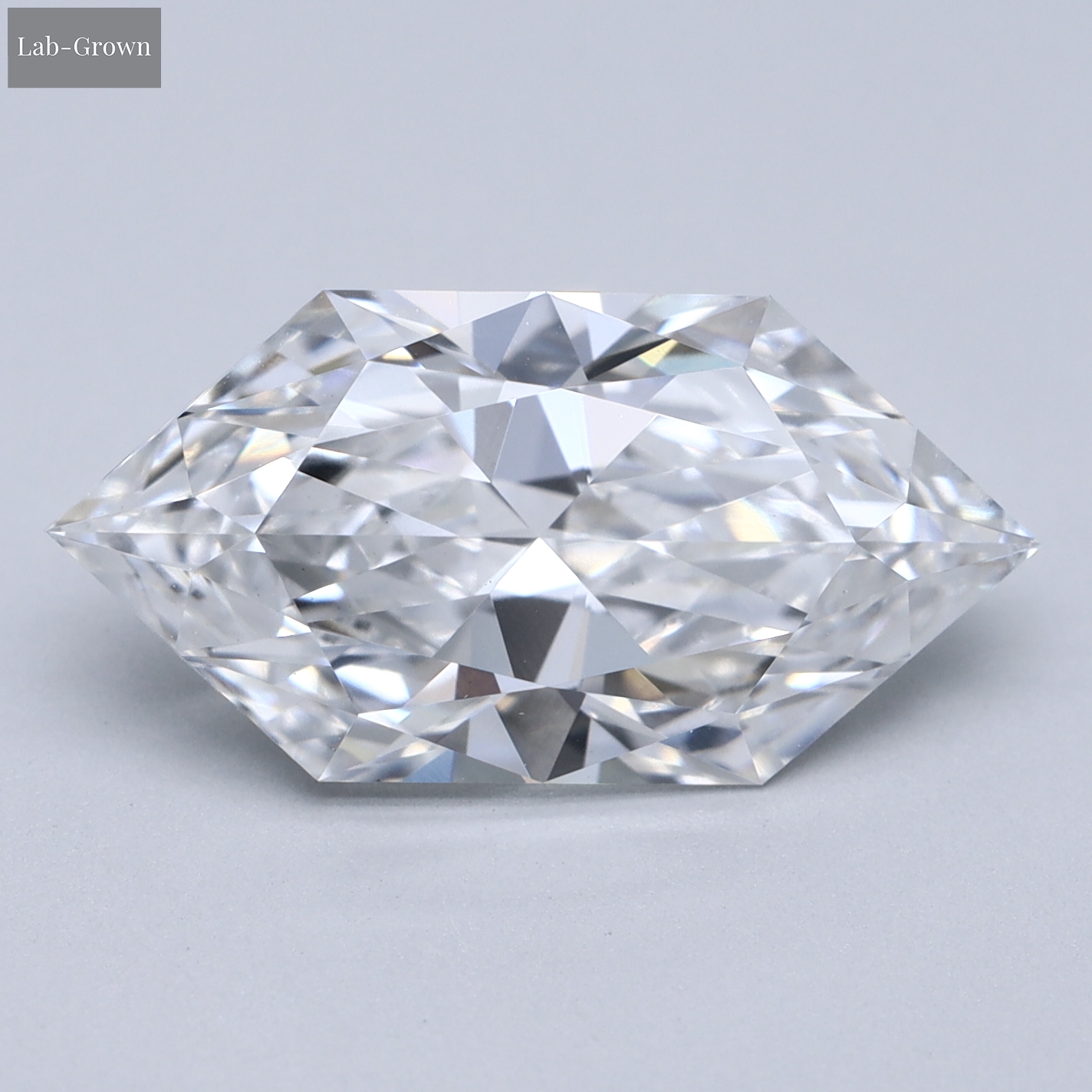 Elongated Hexagon Lab-Grown Diamond