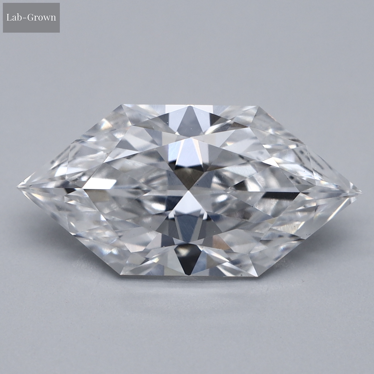 Elongated Hexagon Lab-Grown Diamond