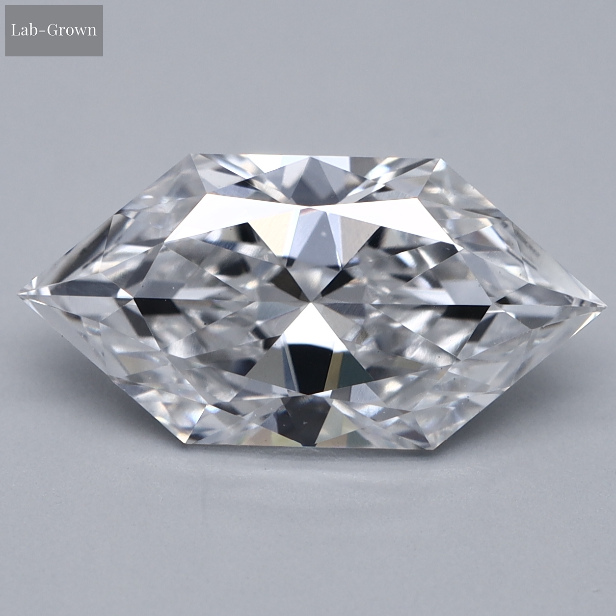 Elongated Hexagon Lab-Grown Diamond