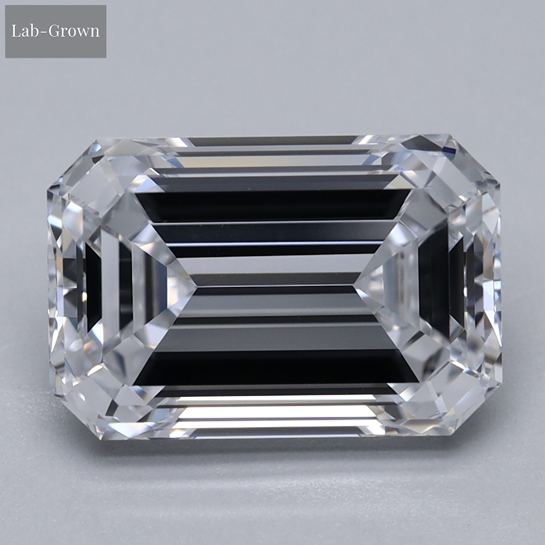 Emerald Cut Lab-Grown Diamond