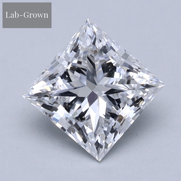 Princess Cut Lab-Grown Diamond