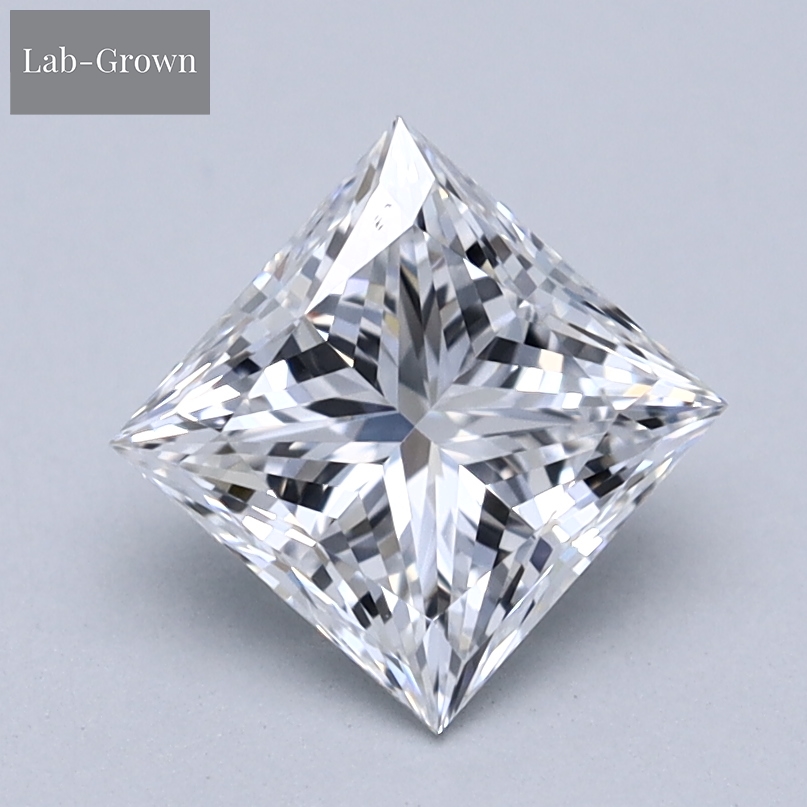 Princess Cut Lab-Grown Diamond