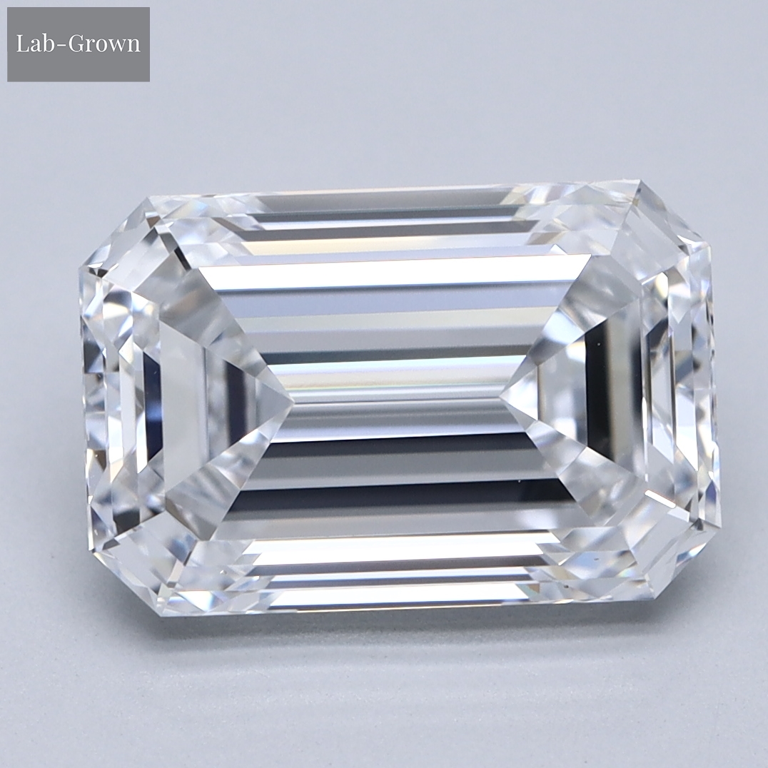 Emerald Cut Lab-Grown Diamond