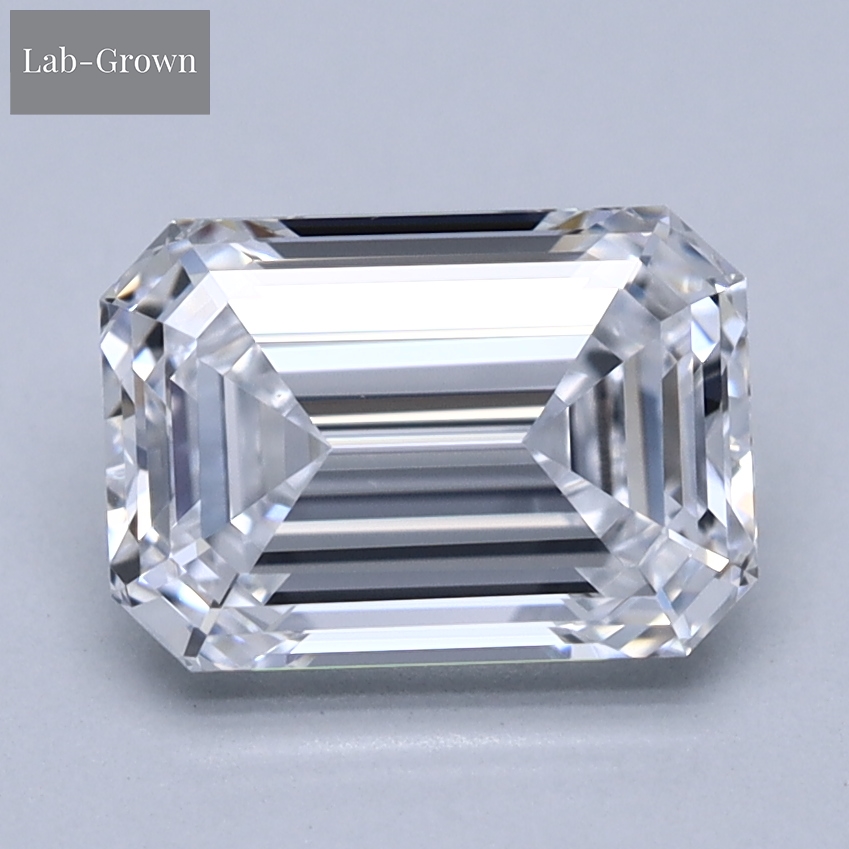 Emerald Cut Lab-Grown Diamond