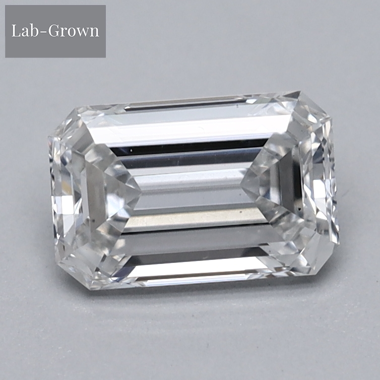 Emerald Cut Lab-Grown Diamond