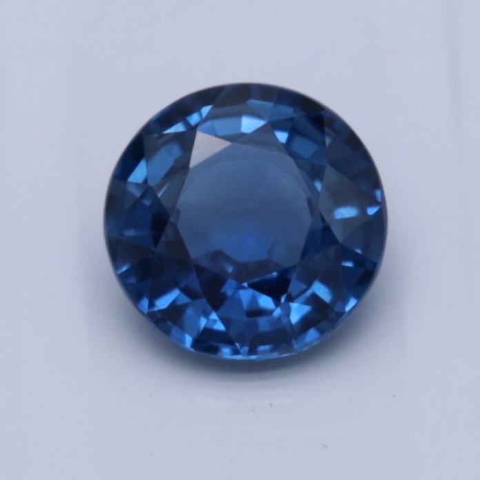 Round Traditional Blue Natural Sapphire