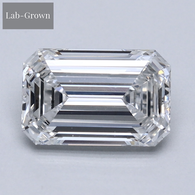 Emerald Cut Lab-Grown Diamond