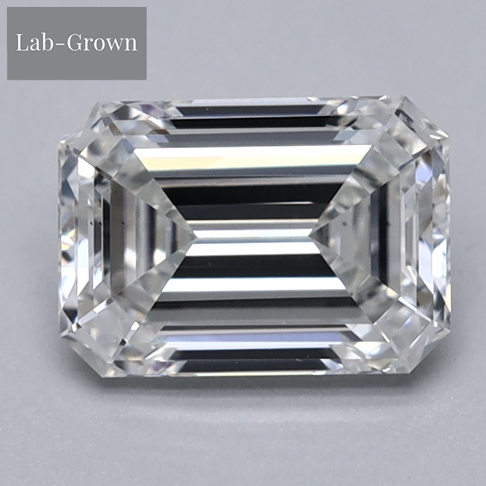 Emerald Cut Lab-Grown Diamond