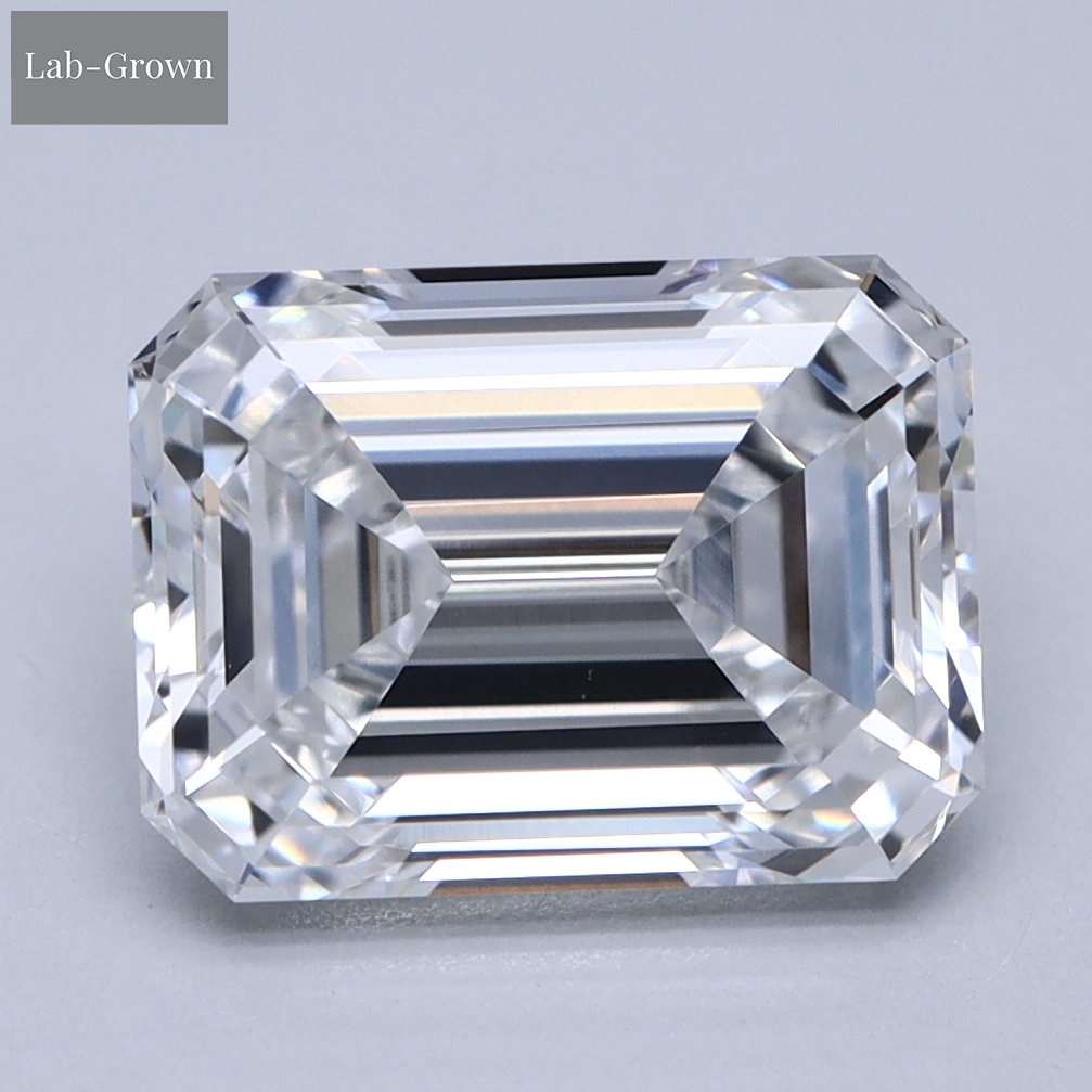 Emerald Cut Lab-Grown Diamond