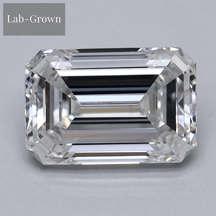 Emerald Cut Lab-Grown Diamond
