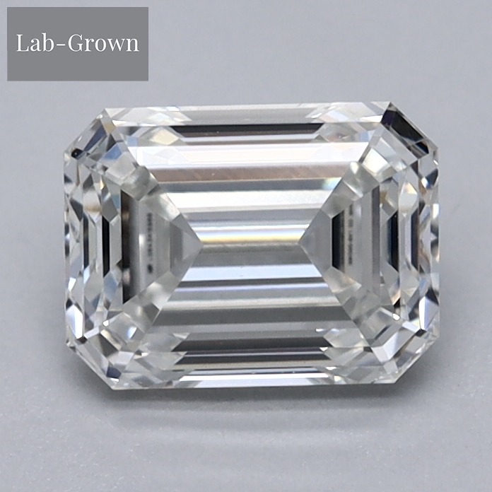 Emerald Cut Lab-Grown Diamond