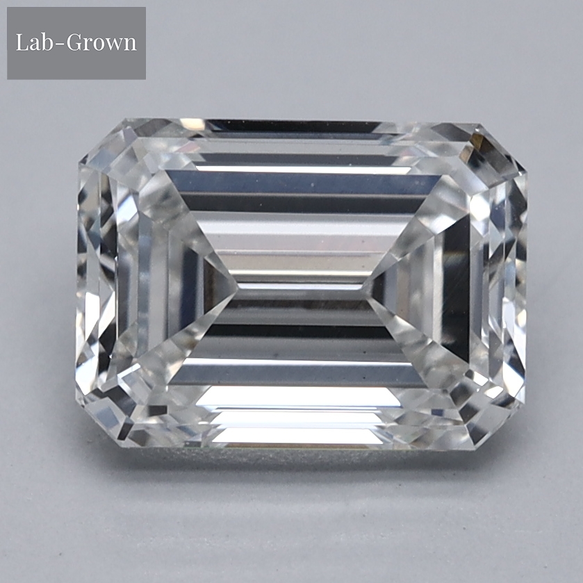 Emerald Cut Lab-Grown Diamond
