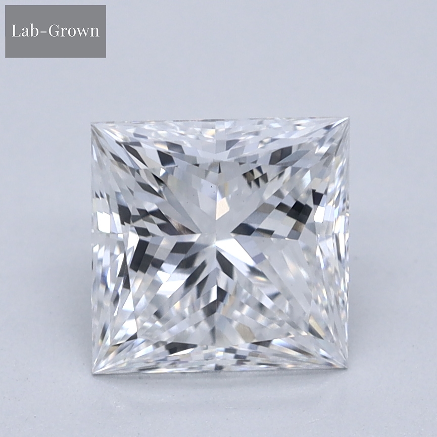 Princess Cut Lab-Grown Diamond
