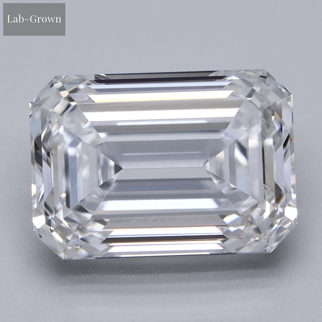 Emerald Cut Lab-Grown Diamond