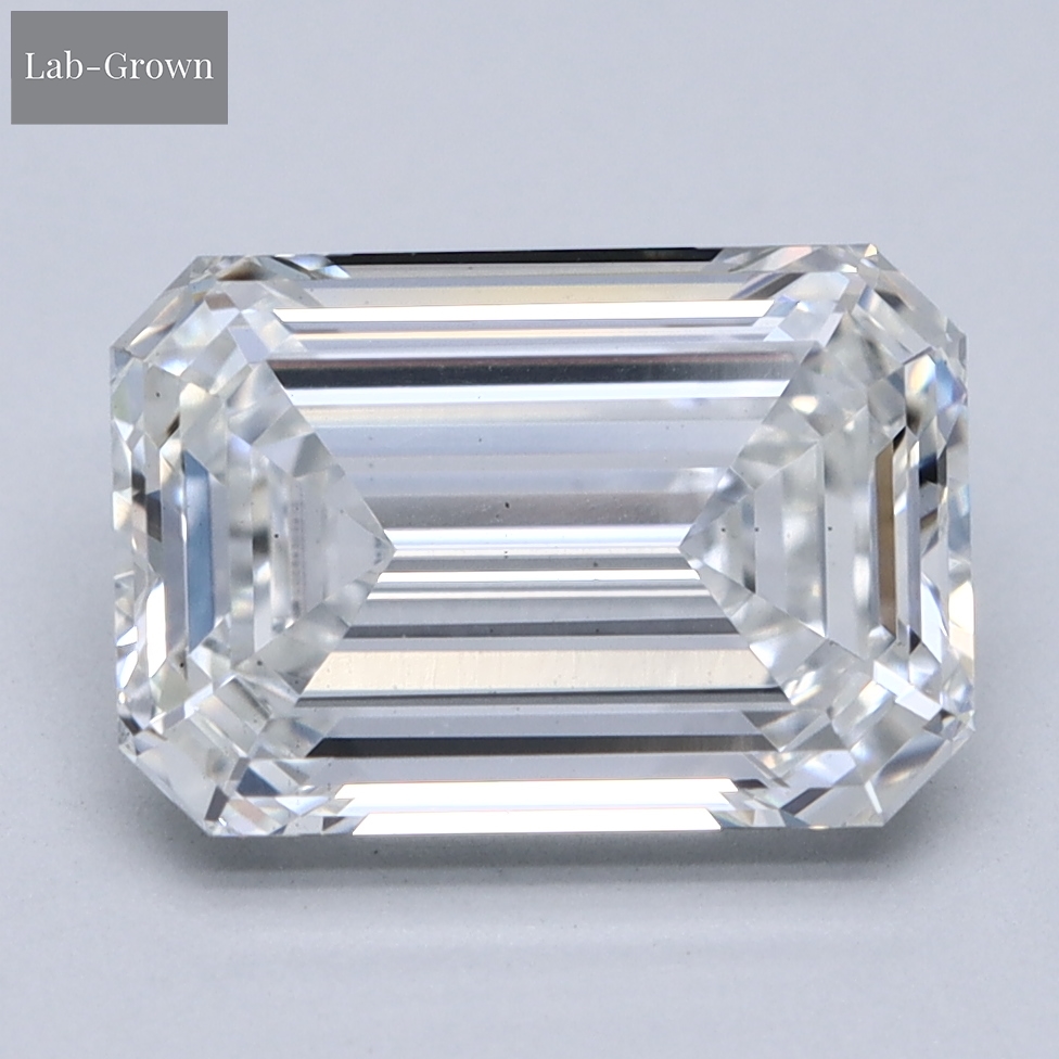 Emerald Cut Lab-Grown Diamond