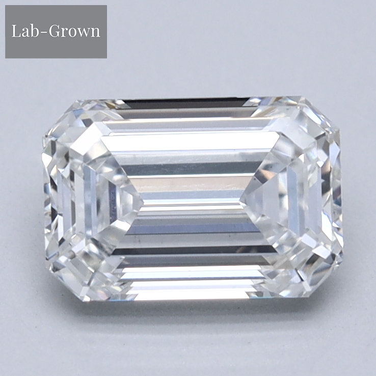 Emerald Cut Lab-Grown Diamond