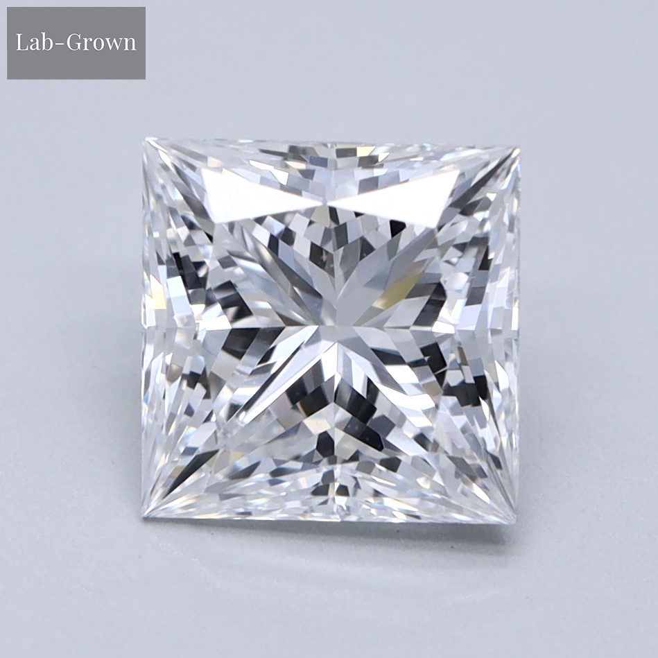 Princess Cut Lab-Grown Diamond
