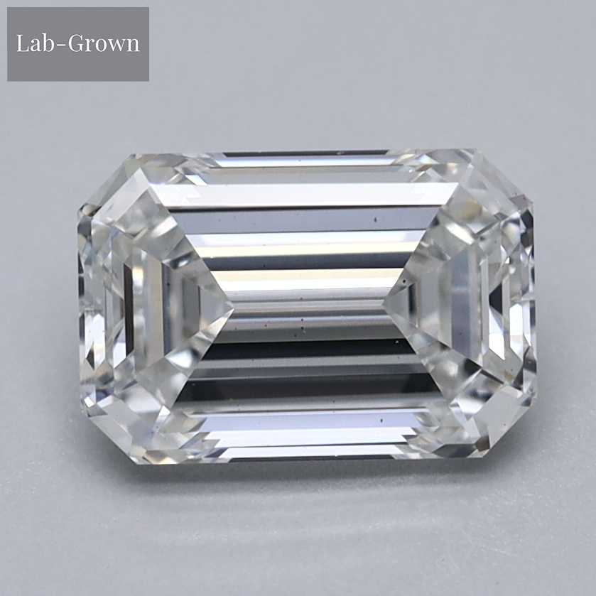 Emerald Cut Lab-Grown Diamond