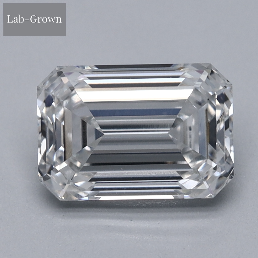 Emerald Cut Lab-Grown Diamond