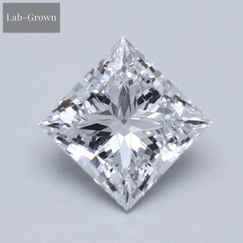 Princess Cut Lab-Grown Diamond