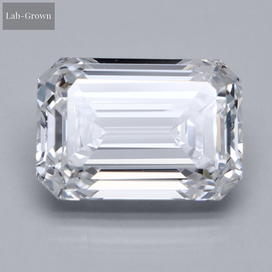 Emerald Cut Lab-Grown Diamond