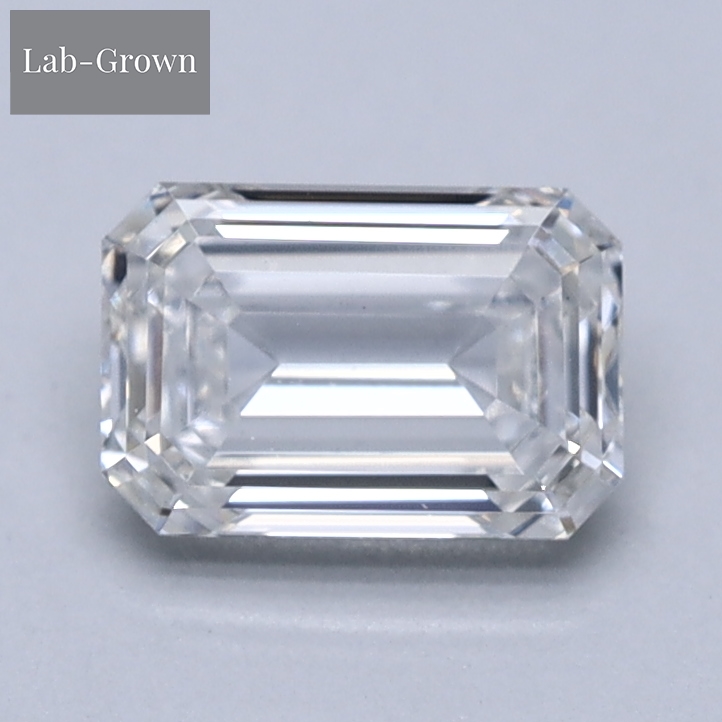 Emerald Cut Lab-Grown Diamond