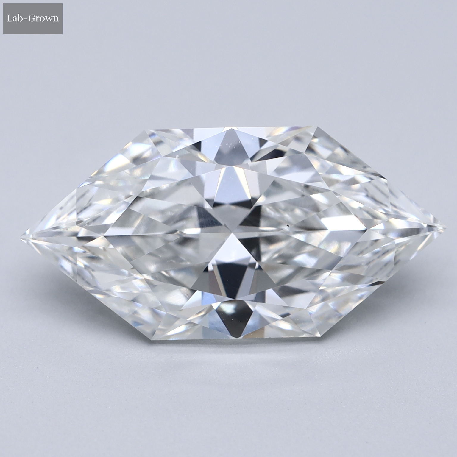 Elongated Hexagon Lab-Grown Diamond