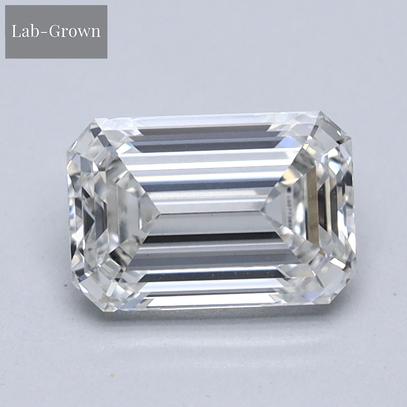 Emerald Cut Lab-Grown Diamond