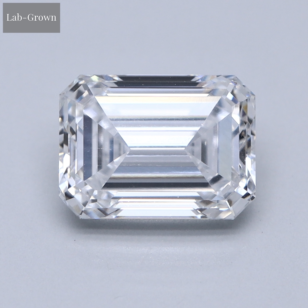 Emerald Cut Lab-Grown Diamond
