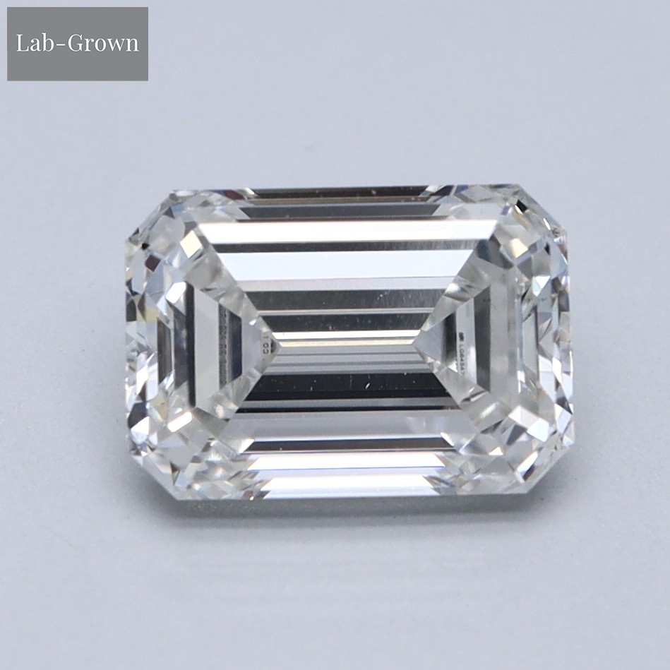 Emerald Cut Lab-Grown Diamond