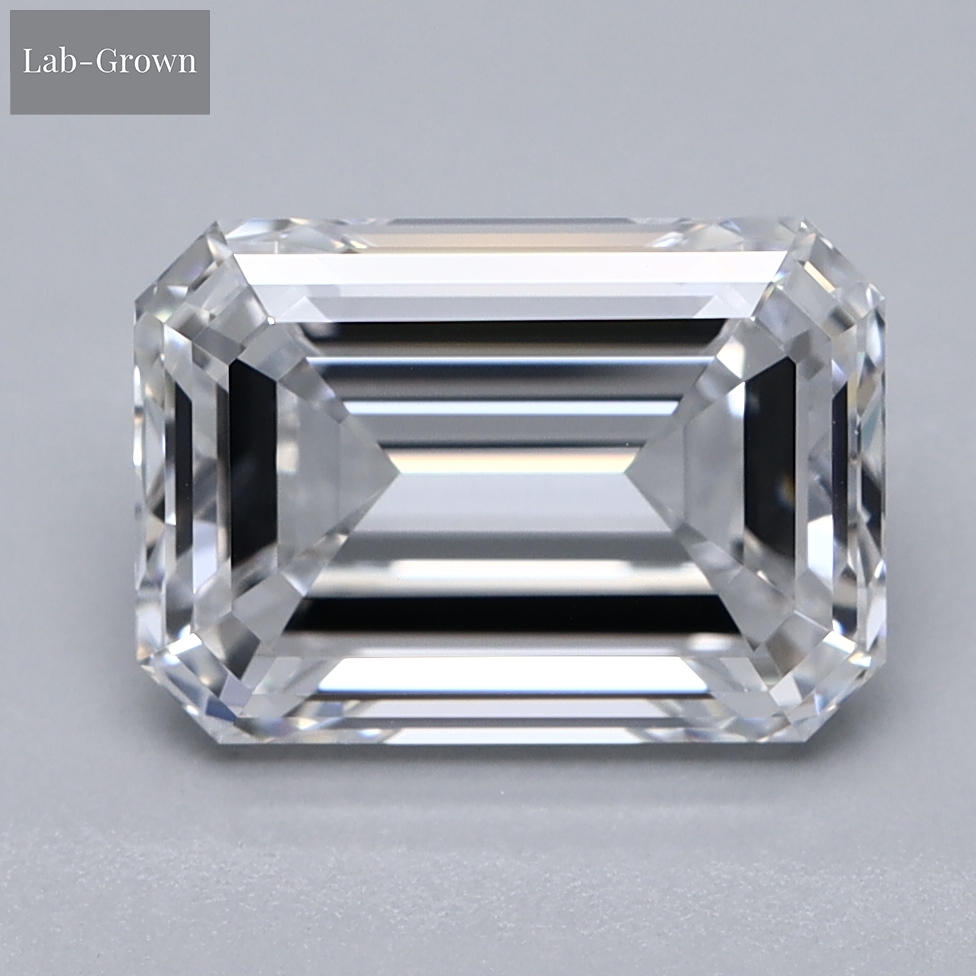 Emerald Cut Lab-Grown Diamond