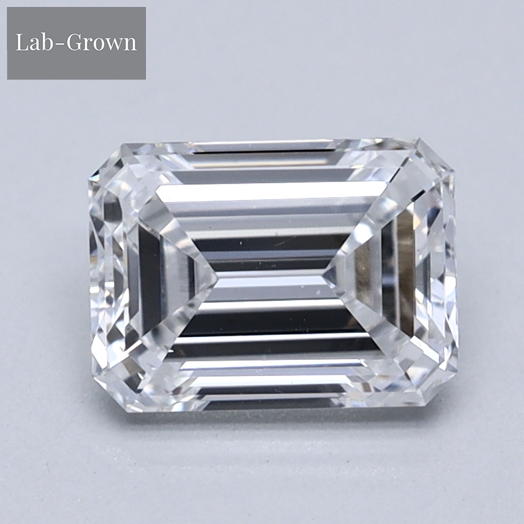 Emerald Cut Lab-Grown Diamond