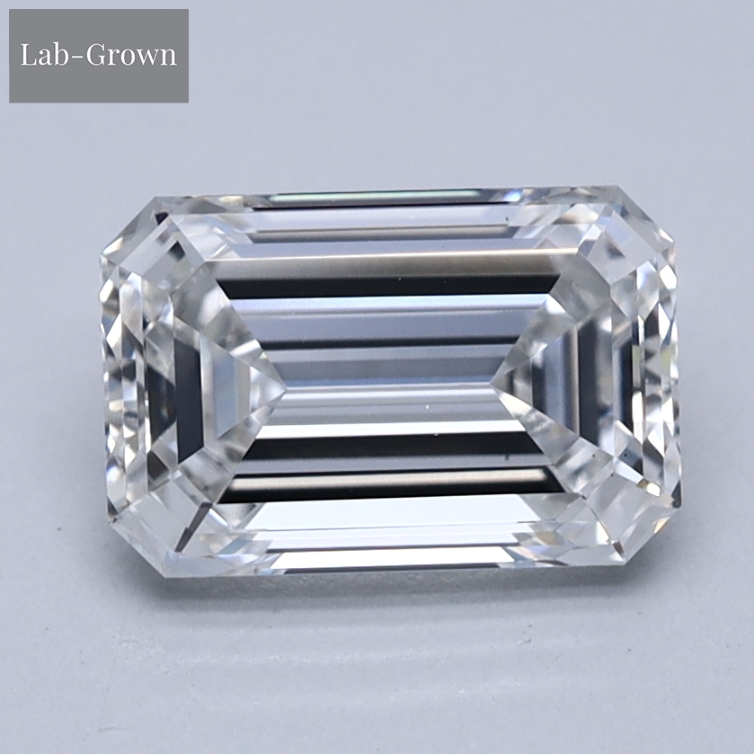 Emerald Cut Lab-Grown Diamond