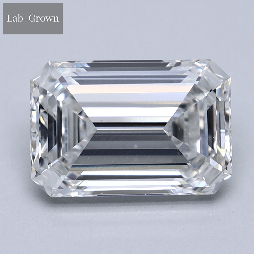 Emerald Cut Lab-Grown Diamond