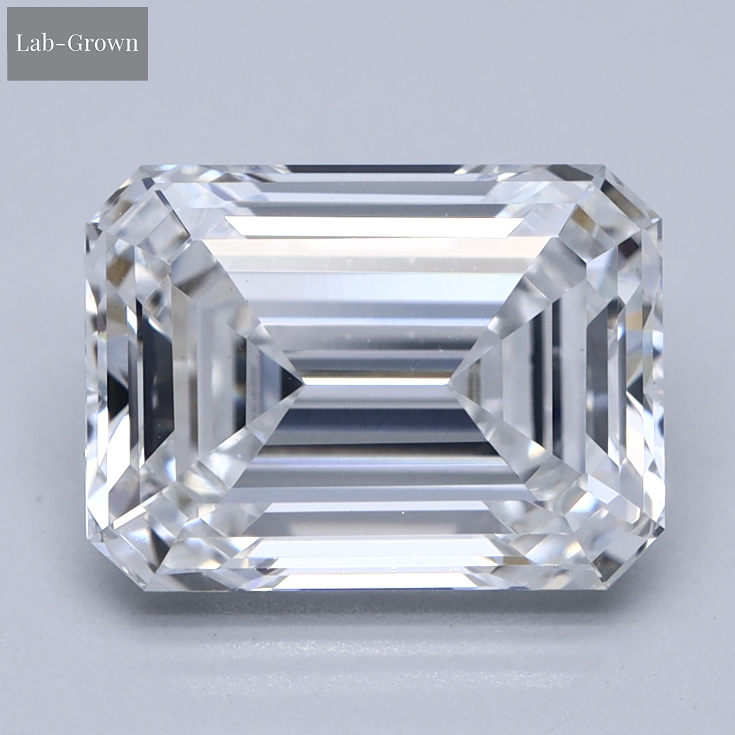 Emerald Cut Lab-Grown Diamond