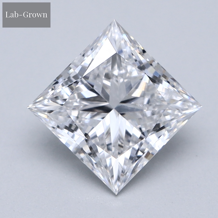 Princess Cut Lab-Grown Diamond