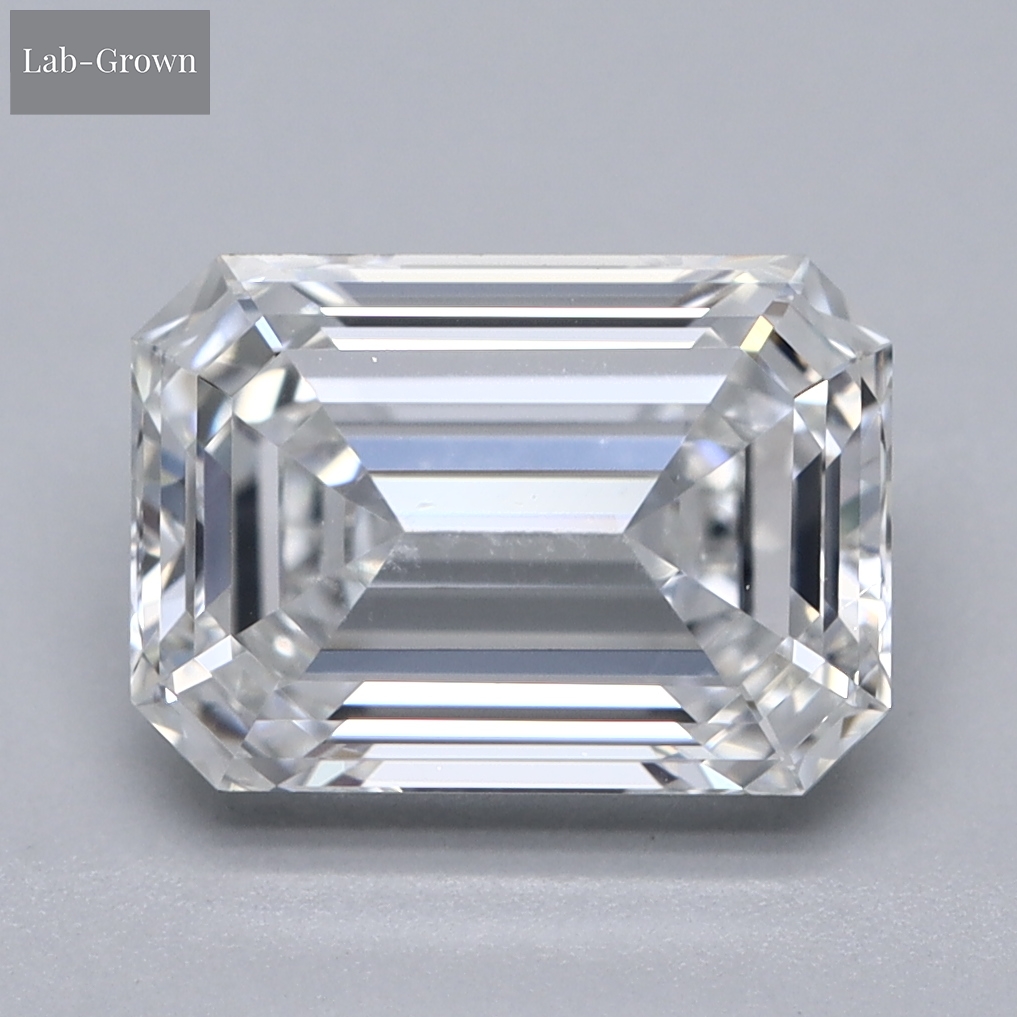 Emerald Cut Lab-Grown Diamond