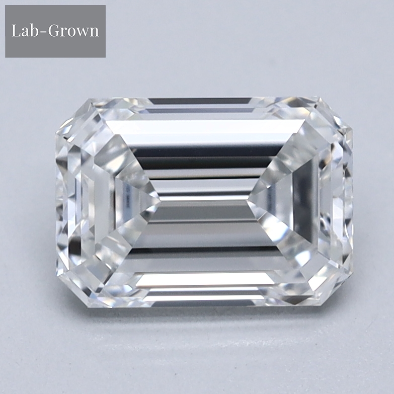 Emerald Cut Lab-Grown Diamond
